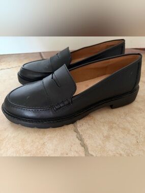 Rockport Classic Black Leather Penny Loafers -